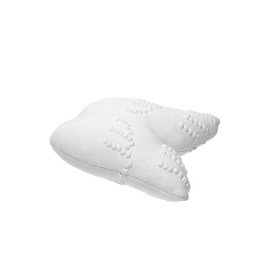 Decorative knitted pillow - Angel Wings