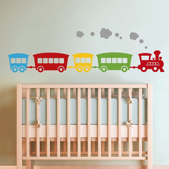 Deluxe Wall Decoration - Colourful Train