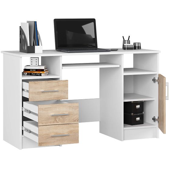 DESK ANA PK WHITE / SONOMA