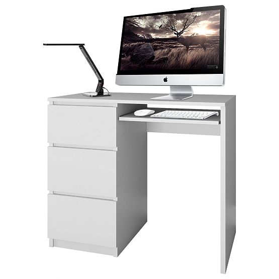 Desk Lima LEFT WHITE