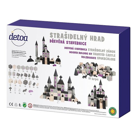 Detoa Wooden Building Set Haunted Castle