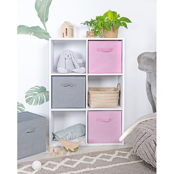 Children's Toy Storage Box - Powder Pink