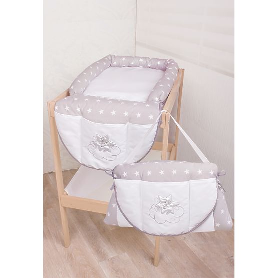 Diaper pad a bag 2v1 silver star