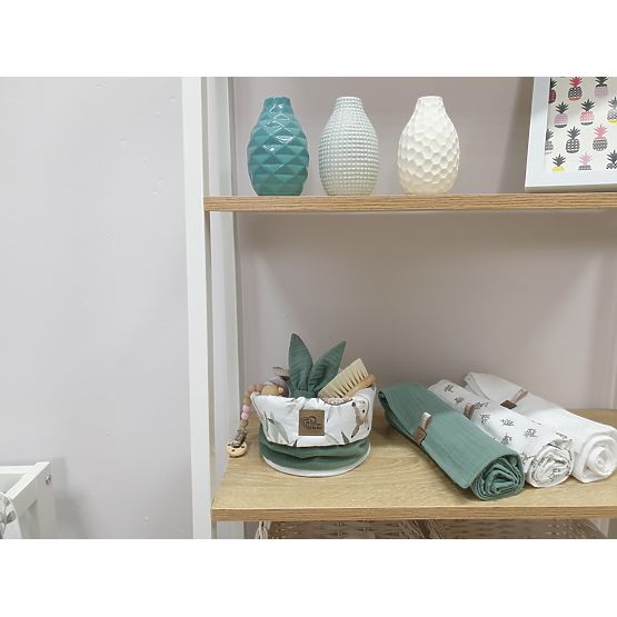 Diaper storage basket - Forest animals