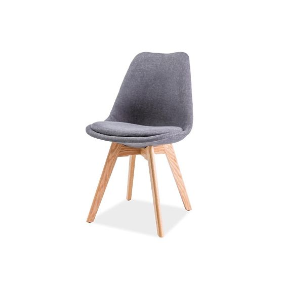 Dining chair DIOR beech/ dark grey