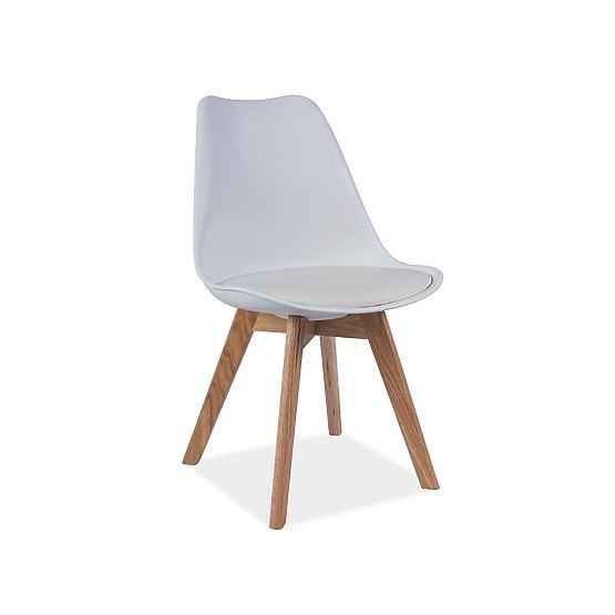 Dining chair Kris beech / white