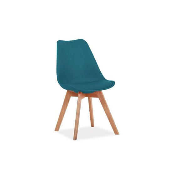 Dining chair Kris oak / petroleum