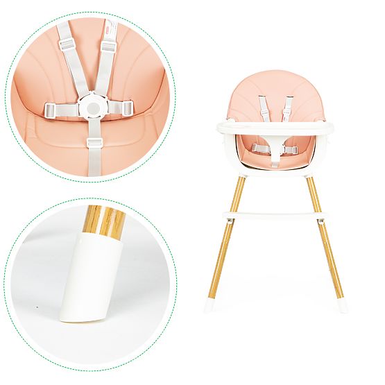 Dining chair Molly 2in1 - salmon