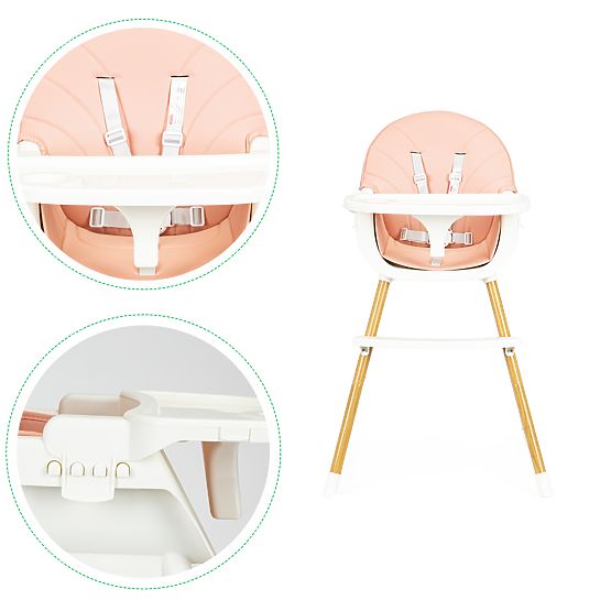 Dining chair Molly 2in1 - salmon