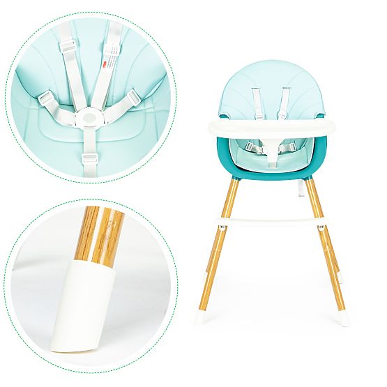 Dining chair Polly 2in1 - turquoise