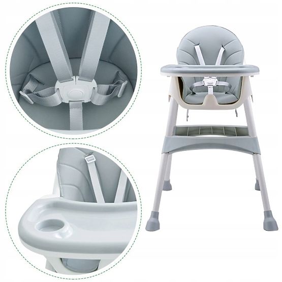 Dining chair Prima 2in1 - gray
