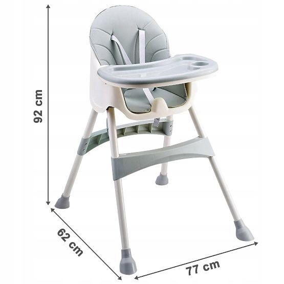 Dining chair Prima 2in1 - gray