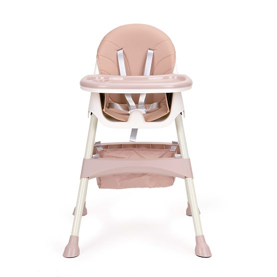 Dining chair Prima 2in1 - pink and white