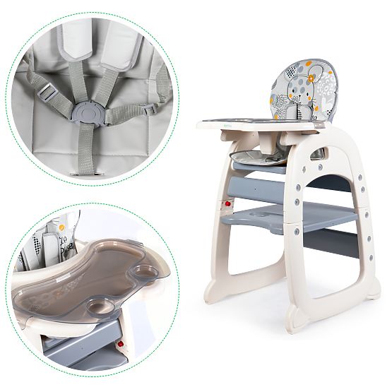 Dining small chair Mouse 2v1 - grey