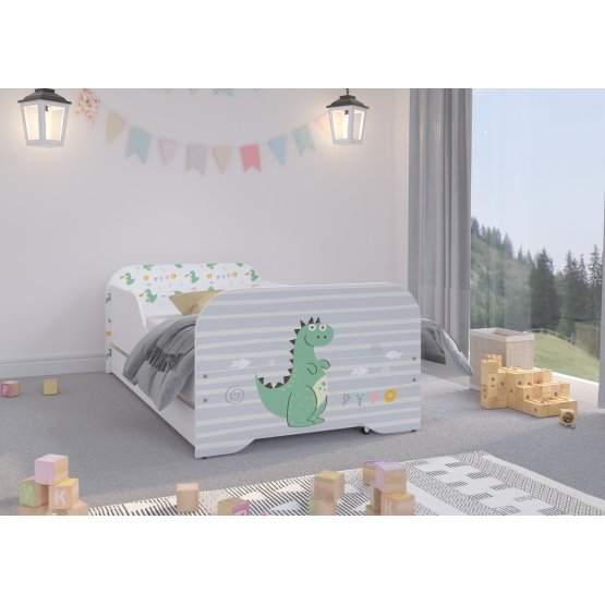 Baby bed MIKI 160 x 80 cm - Dino