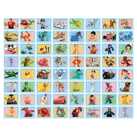Disney Wall Decoration - Blue Collage