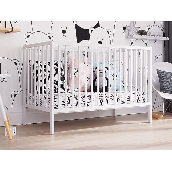 Dominik Baby Cot 120×60 cm – White