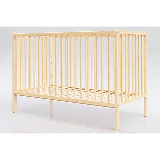Dominik Baby Crib 120 × 60 cm – Natural