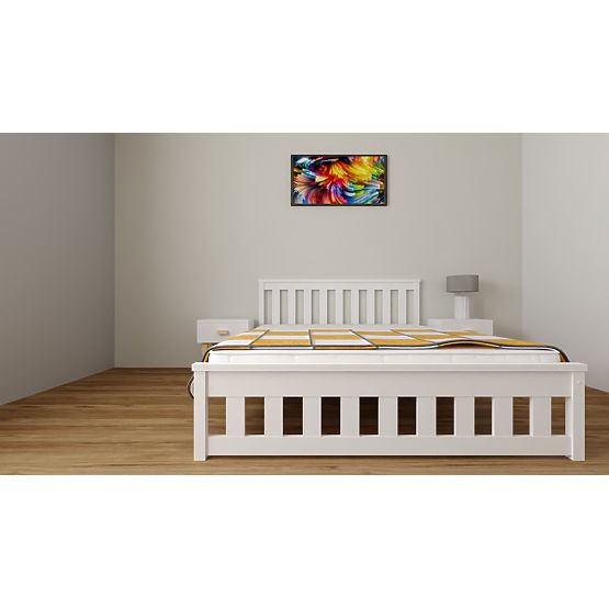 Double Bed Ada 200 x 140 cm - White