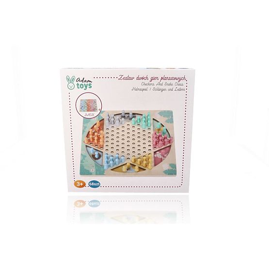 Double-Sided Game Halama and Snakes and Ladders
