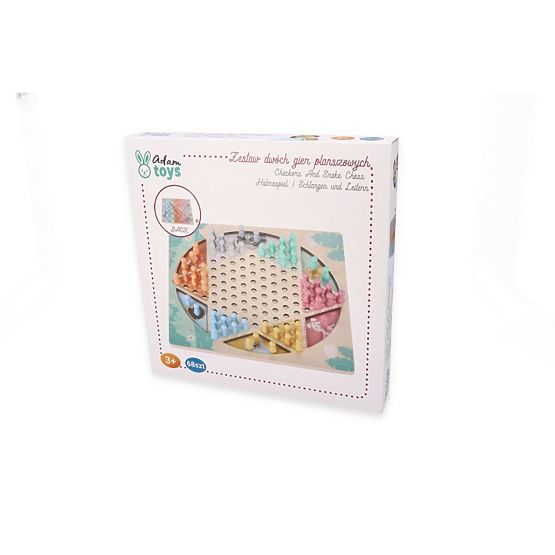 Double-Sided Game Halama and Snakes and Ladders