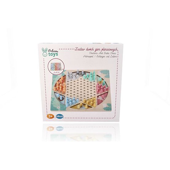 Double-Sided Game Halama and Snakes and Ladders