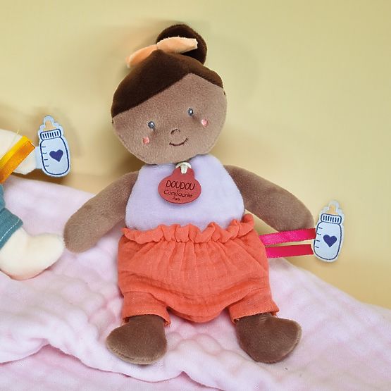 Doudou Jolijou Doll 18 cm Orange