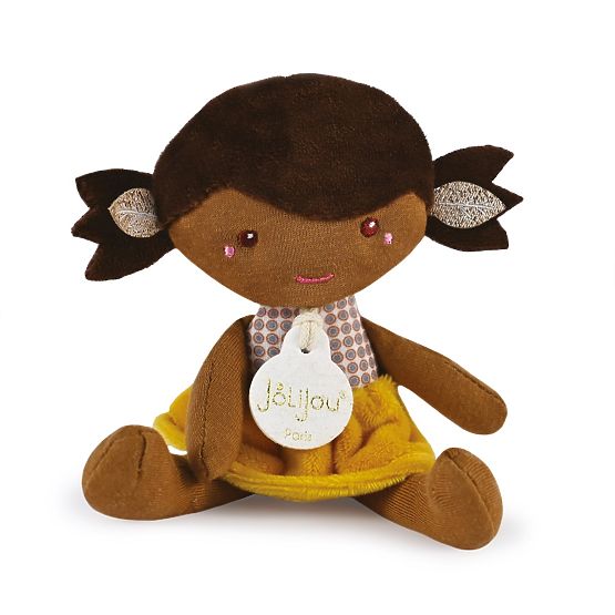 Doudou Jolijou Doll Léna 16 cm Yellow