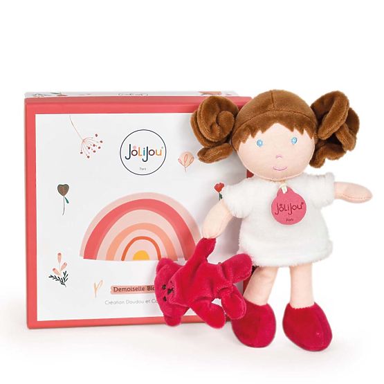 Doudou Jolijou Doll Miss Blanche 21 cm
