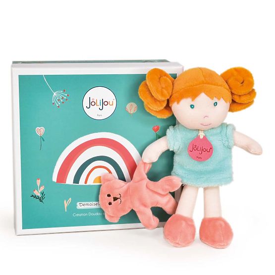 Doudou Jolijou Doll Miss Mint 21 cm