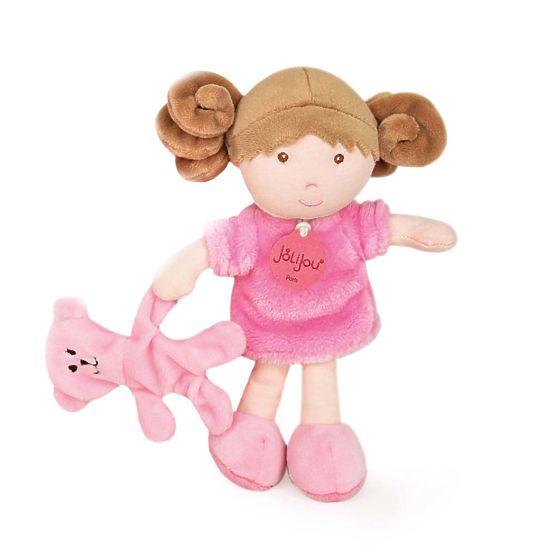 Doudou Jolijou Doll Miss Rose 21 cm