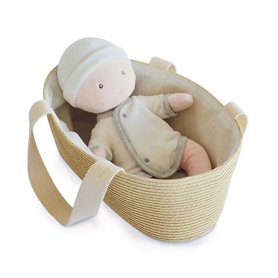 Doudou Jolijou Doll Pol in a Stroller Bag 28 cm
