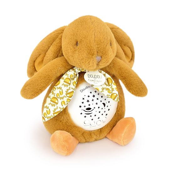 Doudou Music Box with Projection Brown Bunny