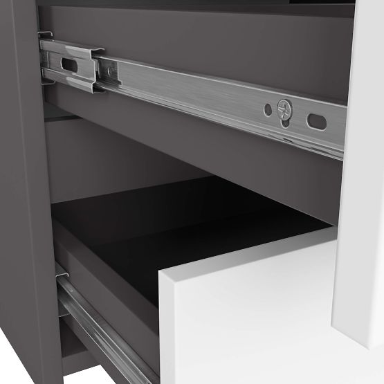 DRESSER CL100 6 DRAWERS GRAY / WHITE