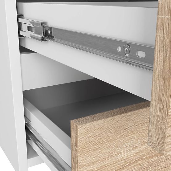 Dresser CL100 6DR White / Sonoma Oak