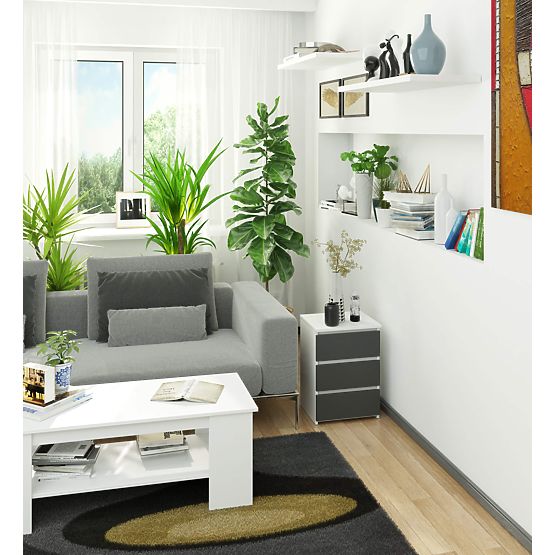 DRESSER CL3/40 PK WHITE / GRAY