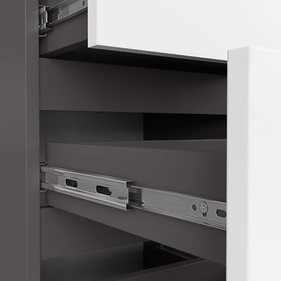 DRESSER CL4 PK GRAPHITE GRAY / WHITE