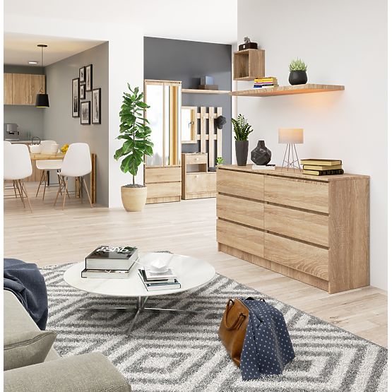 DRESSER K140 6SZ CLP OAK SONOMA