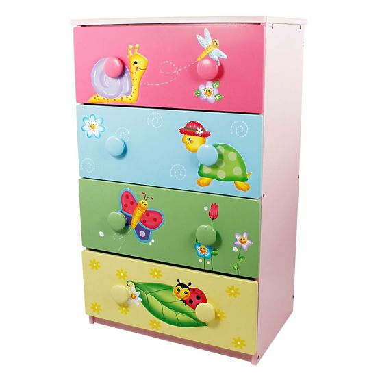 Dresser with Drawers Magic Garden - Children's Cabinet