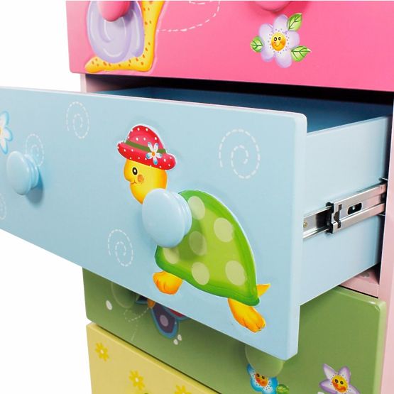 Dresser with Drawers Magic Garden - Children's Cabinet