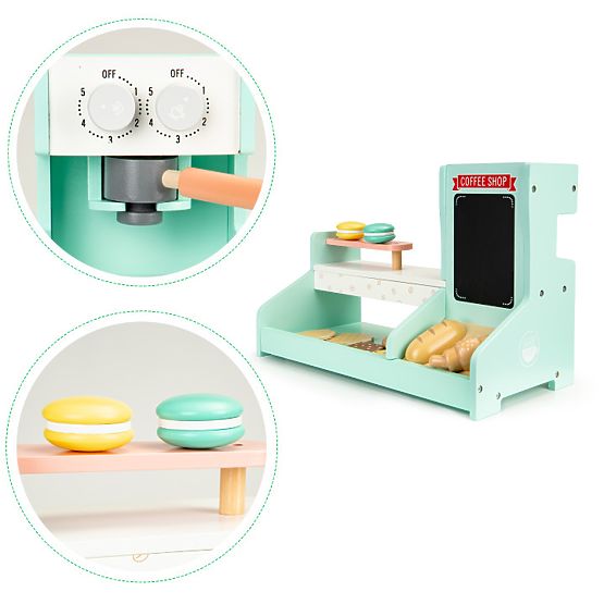 Wooden Kitchen Cafe Shop Confectionery ECOTOYS