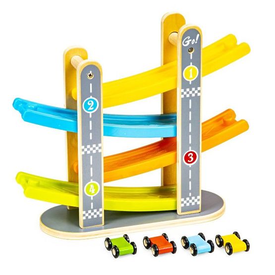 Freddy's wooden racetrack