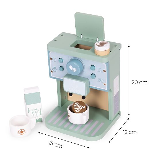 Wooden Children's Coffee Maker Barista Set 8 Pieces ECOTOYS