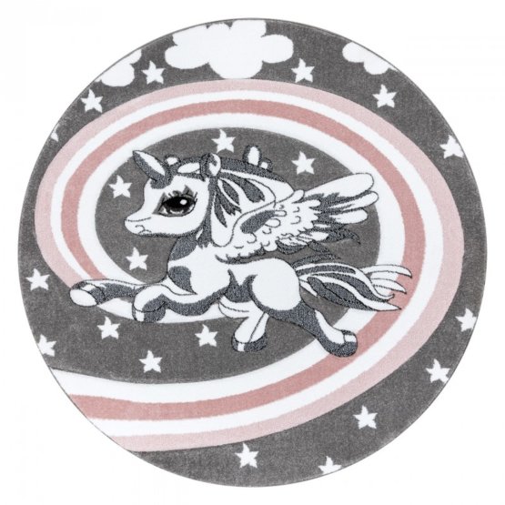 Round carpet PETIT - Unicorn - gray