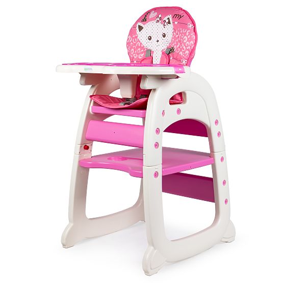 Eating small chair 2v1 - pink