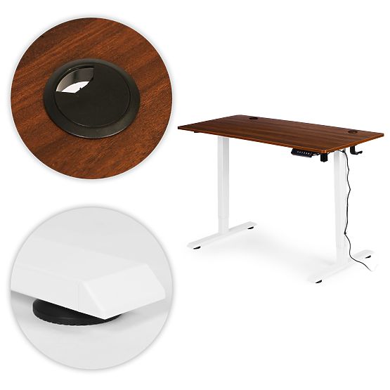 Electric Adjustable Desk 120x60 cm, Height Adjustment 72-117 cm ModernHome