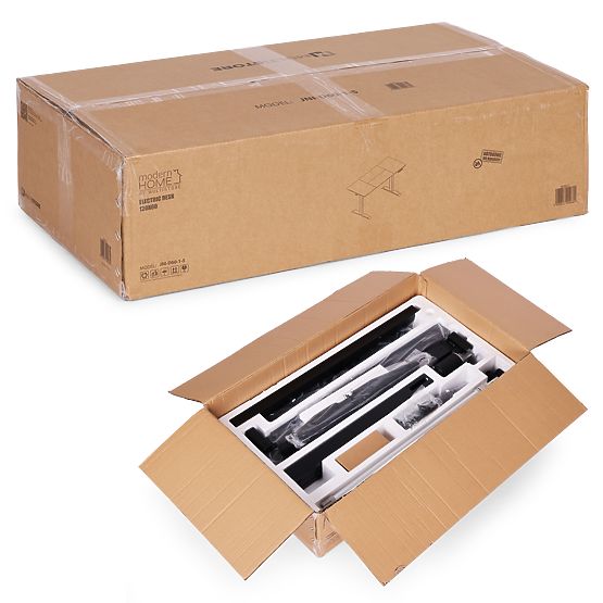 Electric Adjustable Desk 140x70 cm, Height Adjustable 76-121 cm ModernHome