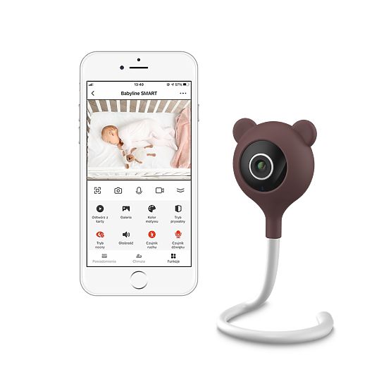 Electronic baby monitor Babyline Smart White