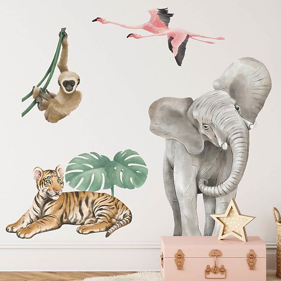 Elephant wall stickers
