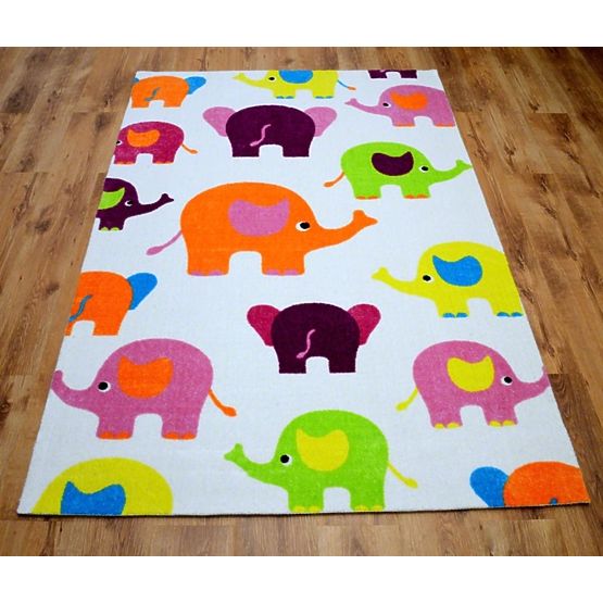 Elephants Children's Rug